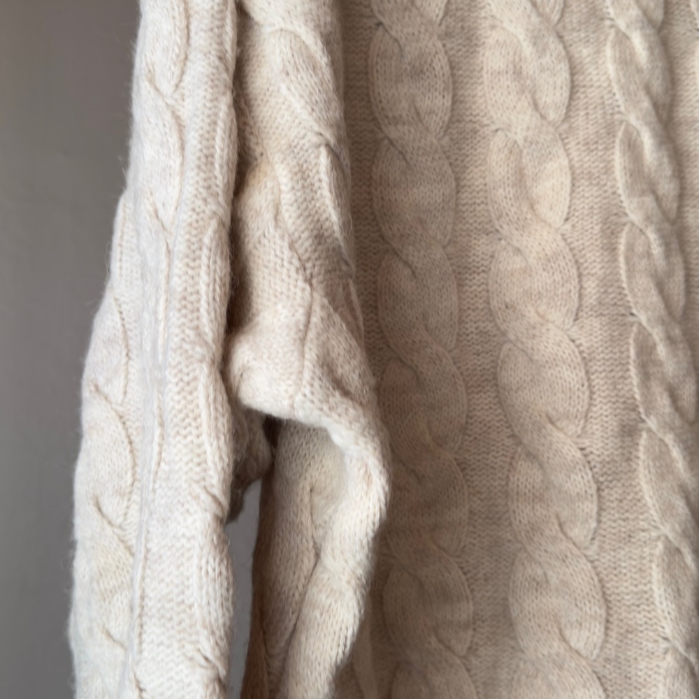 Vintage Italian Alpaca Wool Acrylic Blend Sweater - Picture 11 of 13